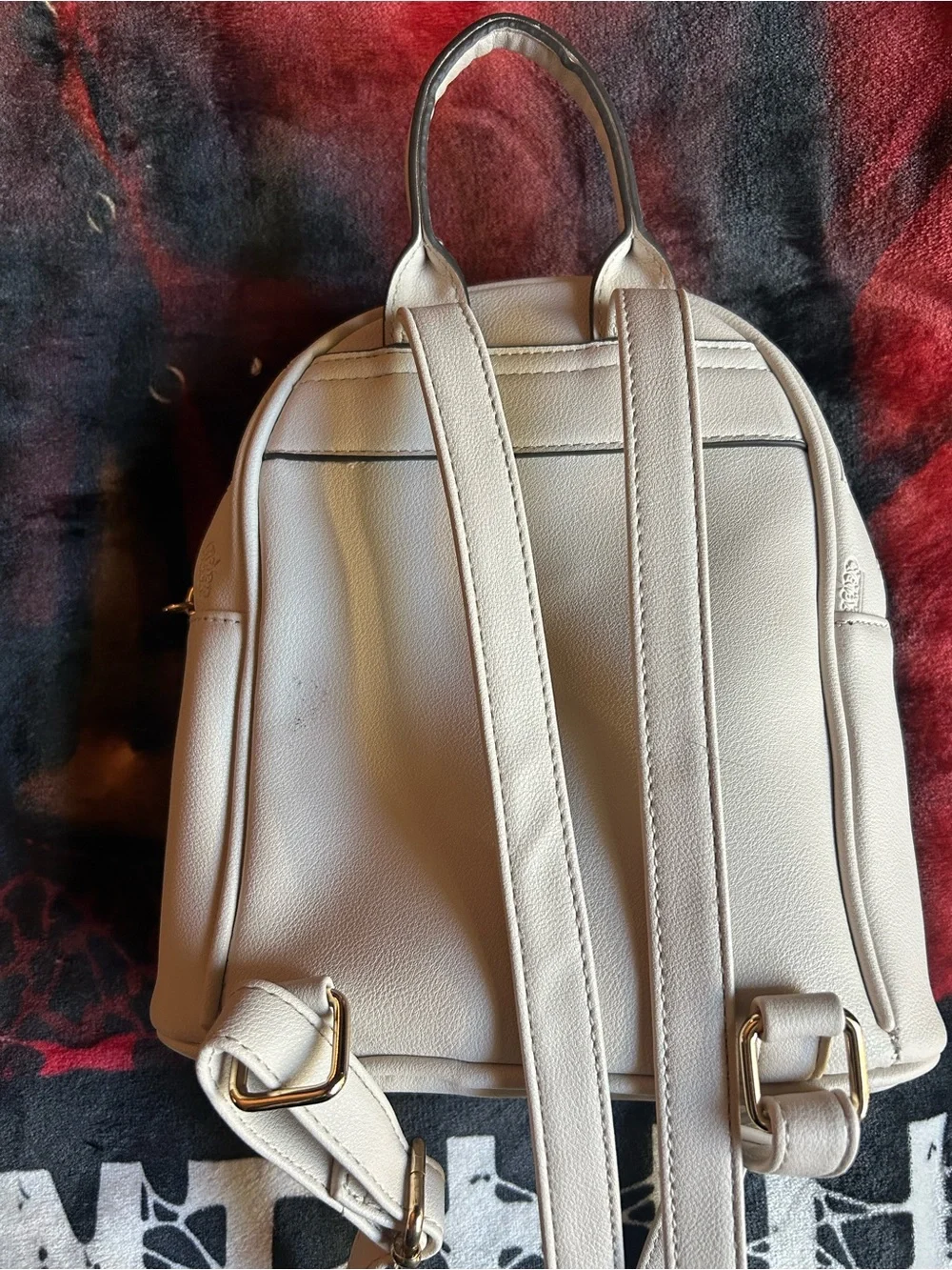 y2k Juicy Couture Cream Mini Backpack Purse
